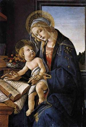 Madonna of the Book (Madonna del Libro) c.1483