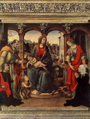 Madonna with Child and Saints c. 1488