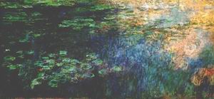 Reflections of Clouds on the Water-Lily Pond (triptych left panel) 1920-1926