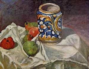 Still Life With Italian Earthenware