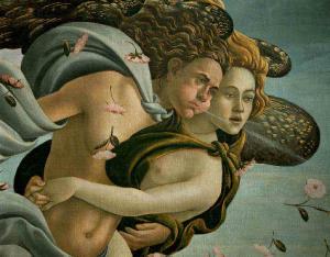 The Birth of Venus (detail) c.1485