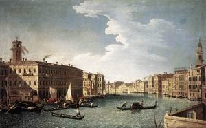 The Grand Canal with the Fabbriche Nuove at Rialto 1734-37