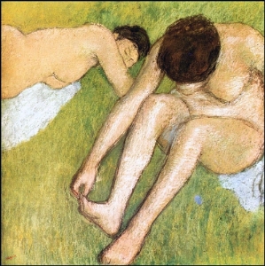 Two Bathers on the Grass 1890-95