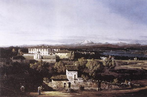 View of the Villa Cagnola at Gazzada near Varese 1744