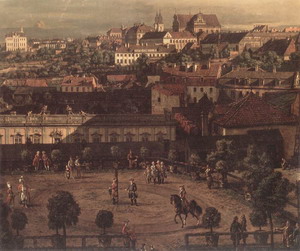 View of Warsaw from the Royal Palace (detail) 1773