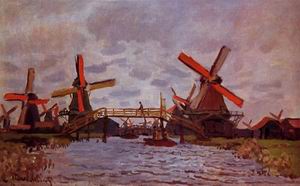 Windmills near Zaandam 1871