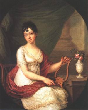 Woman Playing the Lute 1811