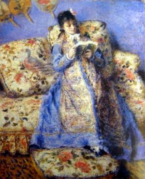 Camille Monet Reading,1872