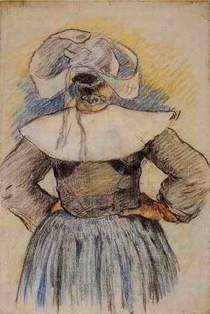 Four Breton Women (study)