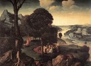 Landscape with St John the Baptist Preaching