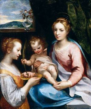 Madonna and Child with St Lucy c. 1600