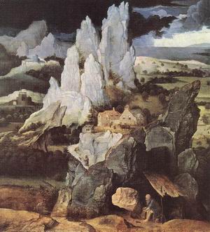 St Jerome in Rocky Landscape c. 1520