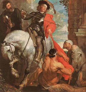 St Martin Dividing his Cloak c. 1618