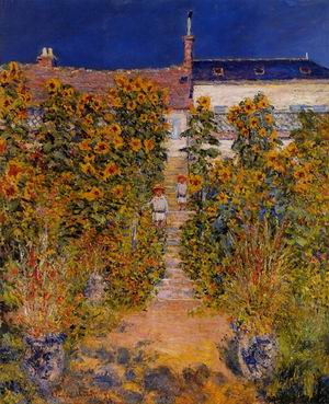 The Artists Garden at Vetheuil 1881