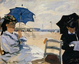 The Beach at Trouville2 1870
