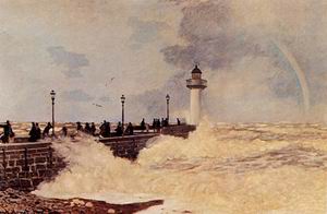 The Jetty at Le Havre 1868