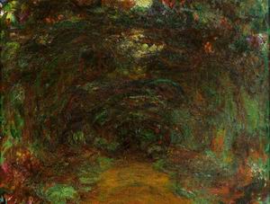 The Path under the Rose Trellises Giverny2 1920-1922