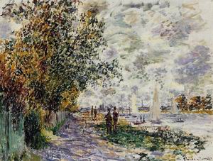 The Riverbank at Petit- Gennevilliers 1875