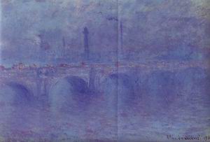 Waterloo Bridge Fog Effect 1899-1901