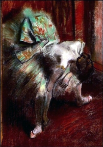 Dancer in Green Tutu 1880-85