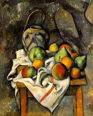 Ginger Jar And Fruit