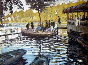 Glaude Monet,La Grenouillere, 1869