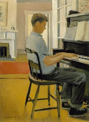 Laurence at the Piano 1953
