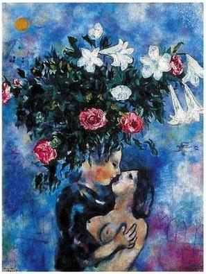 Les Amants sous de Fleurs de Lis