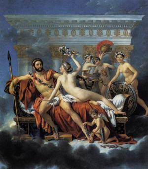 Mars Disarmed by Venus and the Three Graces 1824