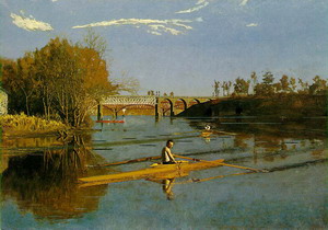 Max Schmitt in a Single Scull 1871