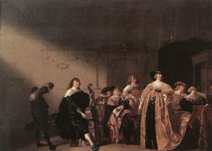 Party Scene with Music 1635-40