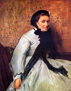 Portrait of a Lady in Grey 1865
