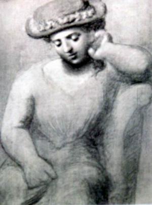 Seated Woman in a Hat