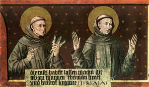 St Anthony of Padua and St Francis of Assisi 1477