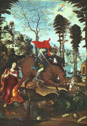 St. George and the Dragon about 1518