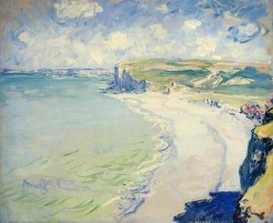 The Beach at Pourville 1882