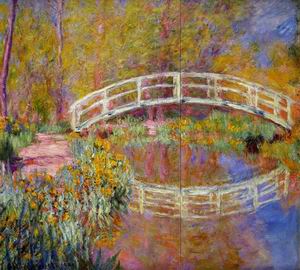 The Bridge in Monets Garden 1895-1896