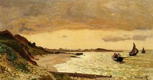 The Coast at Sainte-Adresse 1864