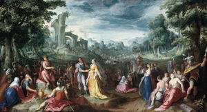 The Continence of Scipio 1600