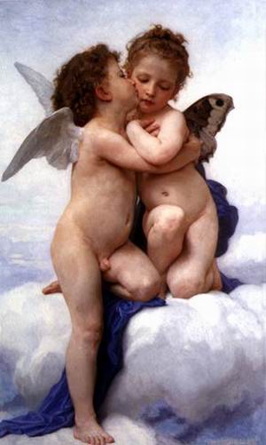 The First Kiss (Lamour et Psyche enfant) 1873