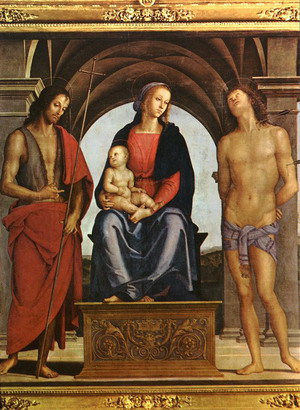 The Madonna between St. John the Baptist and St. Sebastian 1493