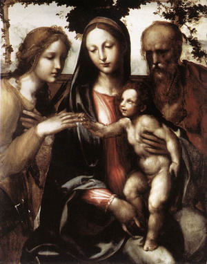 The Mystic Marriage of St Catherine 1539-40