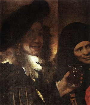 The Procuress (detail) 1656