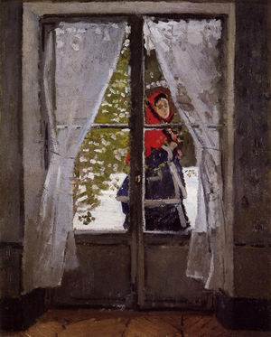 The Red Kerchief Portrait of Madame Monet 1873