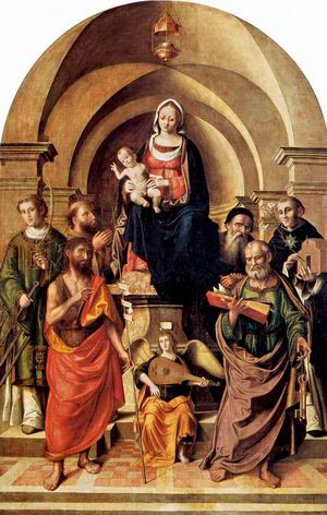 Virgin and Child Surrounded by Saints 1537