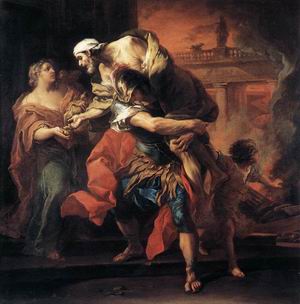 Aeneas Carrying Anchises 1729