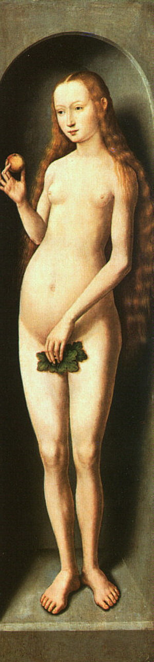 Eve, outer right panel of a triptych 1485