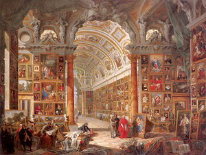 Interior of a Picture Gallery with the Collection of Cardinal Gonzaga 1749