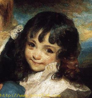 Lady Smith and Children. Detail. 1787