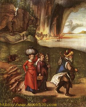 Lot Fleeing with his Daughters from Sodom c. 1498